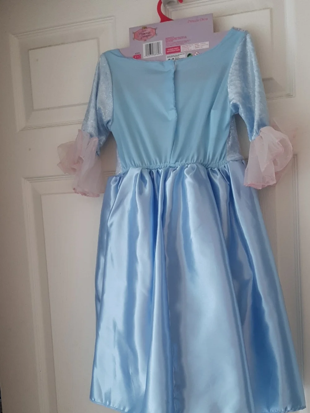 Barbie Blue and Pink Floral Princess Erika Costume Dress NWT - Picture 3 of 7